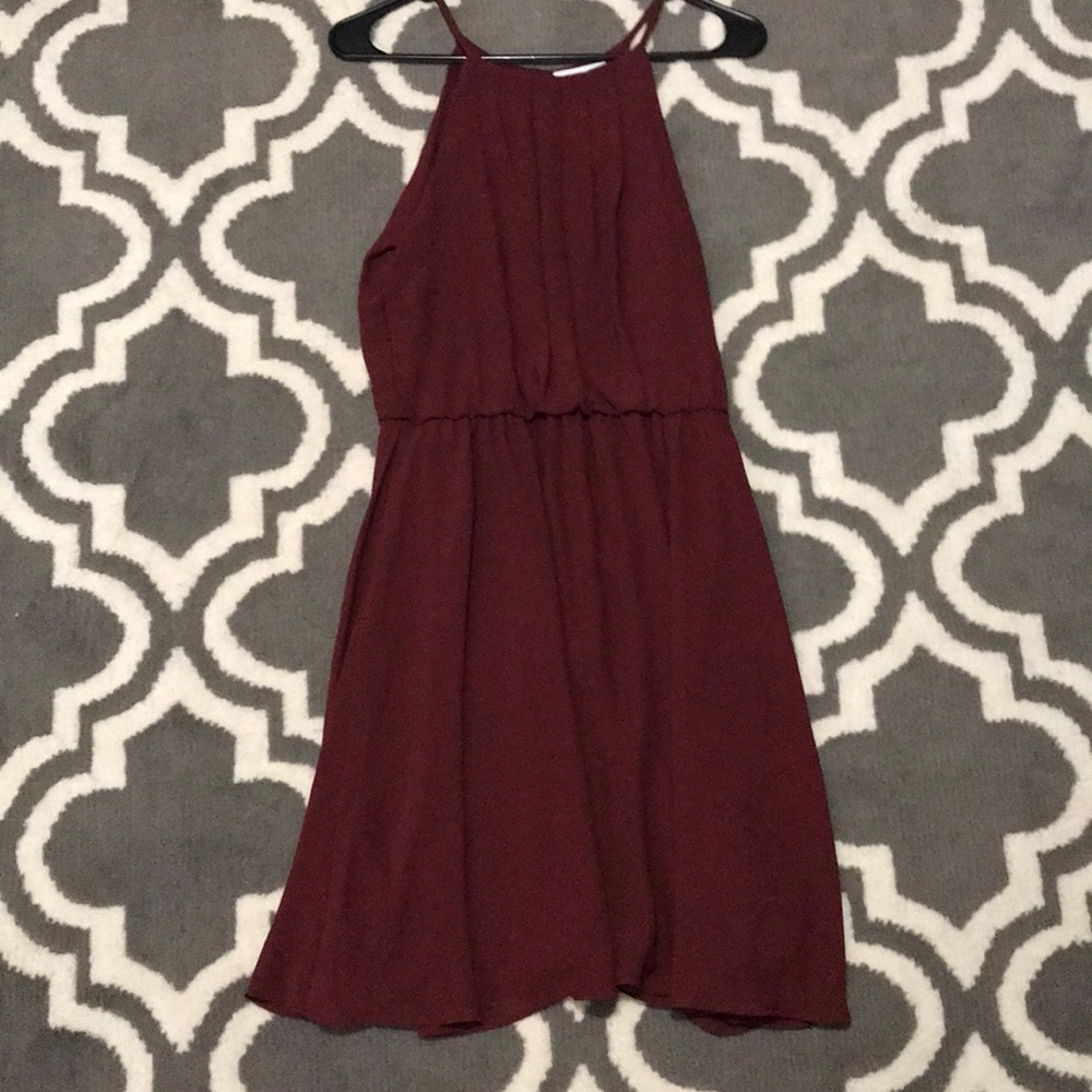 NWT Francesca’s Maroon dress